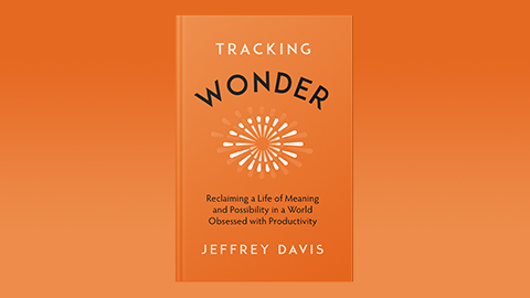 Cover image of author Jeffrey Davis’s book Tracking Wonder.