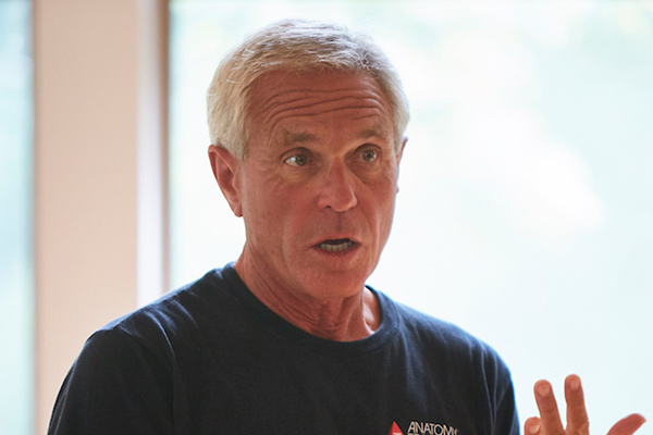 Headshot of educator and author Thomas Myers, director of Anatomy Trains