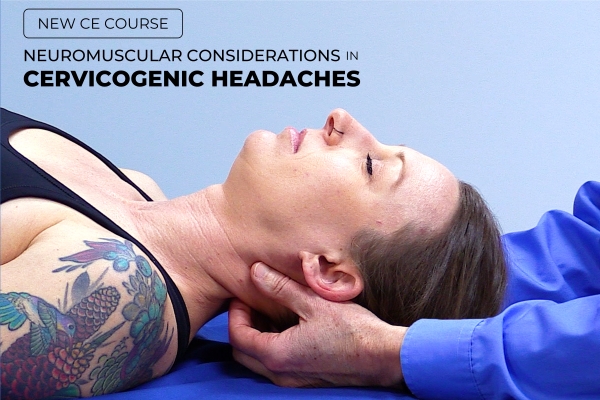 Poster for CE course for cervicogenic headaches.